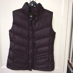 North Face Vest Deep Purple Size Medium